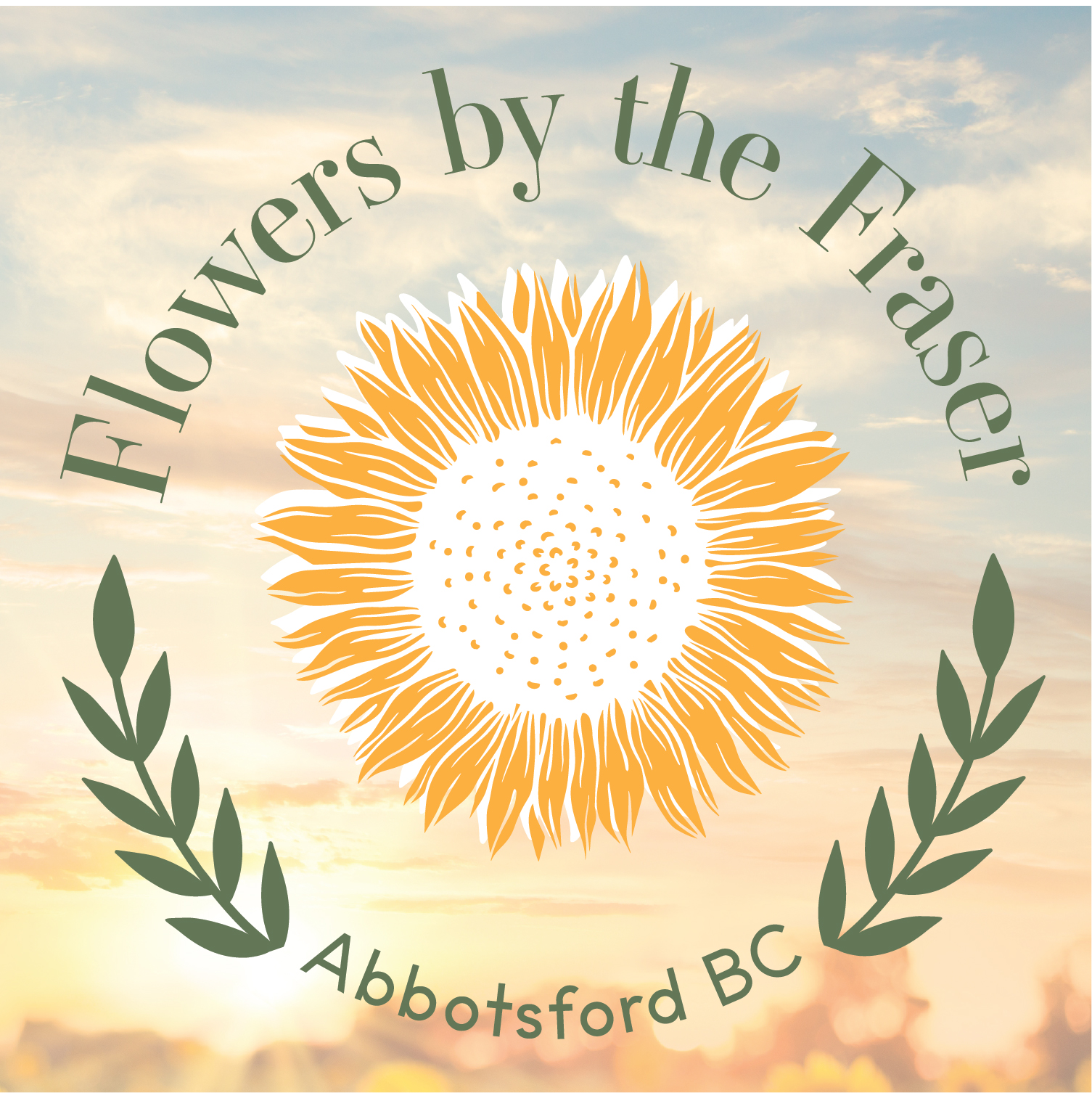 FLOWERS BY THE FRASER by bl3nd design graphic design agency in abbotsford british columbia canada