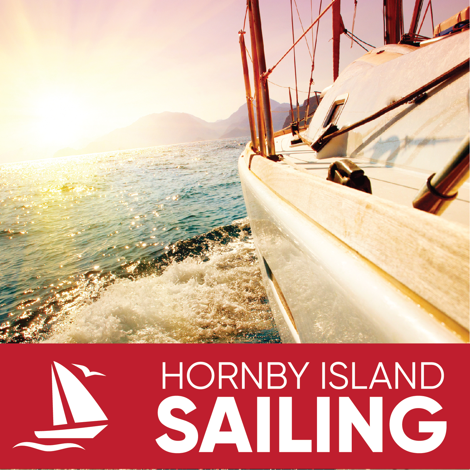HORNBY ISLAND SAILING by bl3nd design graphic design agency in abbotsford british columbia canada