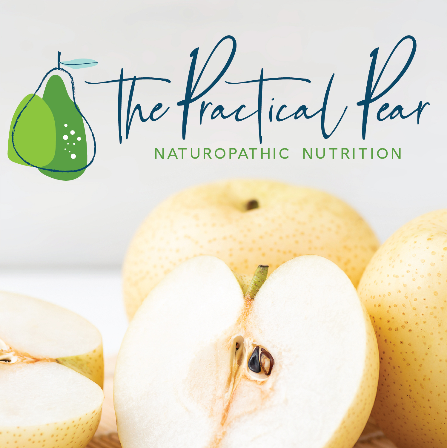 THE PRACTICAL PEAR by bl3nd design graphic design agency in abbotsford british columbia canada