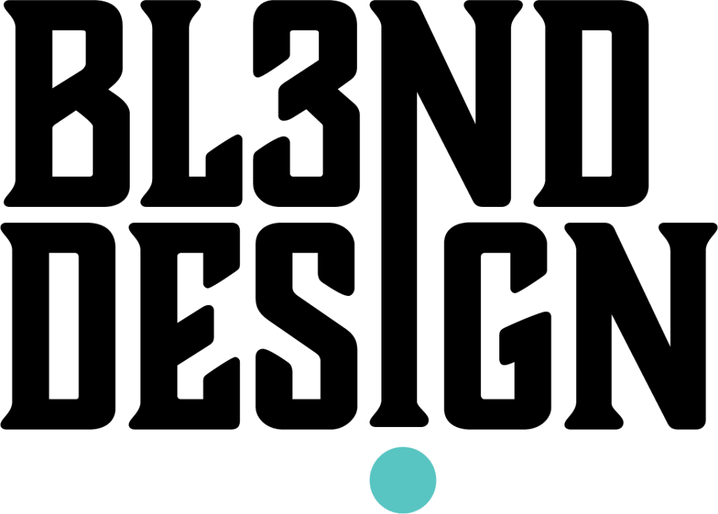 bl3nd design footer logo