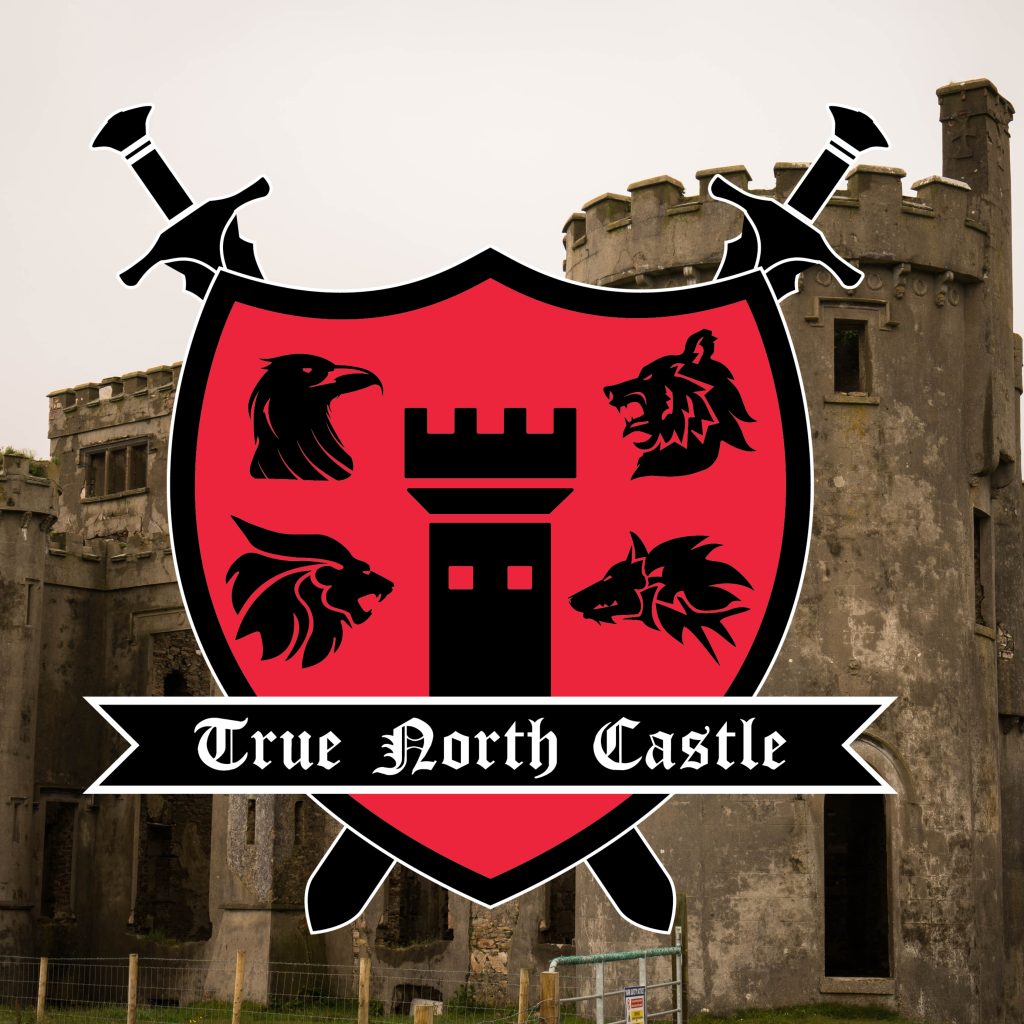 True North Castle logo redesign and brand assets creation